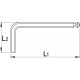 Ball End Hexagon Wrench UNIOR 220/3S
