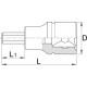 Hexagonal Screwdriver Socket 1/2" UNIOR 192/2HX